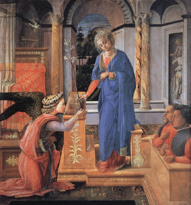 The Annunciation, Fra Filippo Lippi